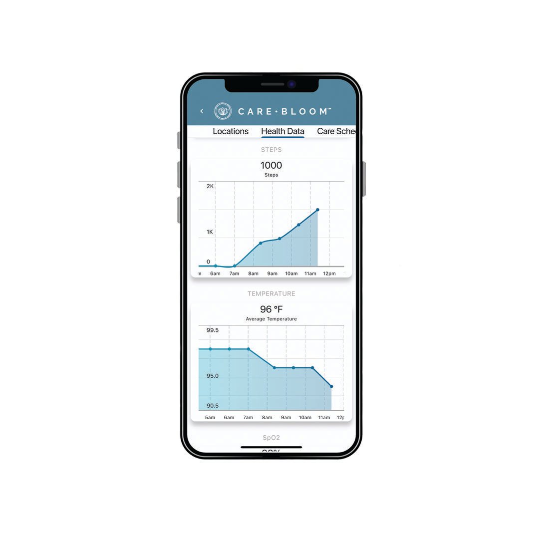 steps & temperature_Transparent phones